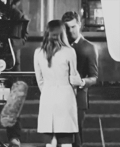 See, Christians can get steamy too! Ana Steele and Christian Grey in '50 Shades of Grey'