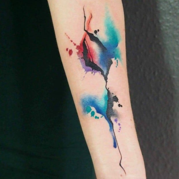 watercolor tattoos