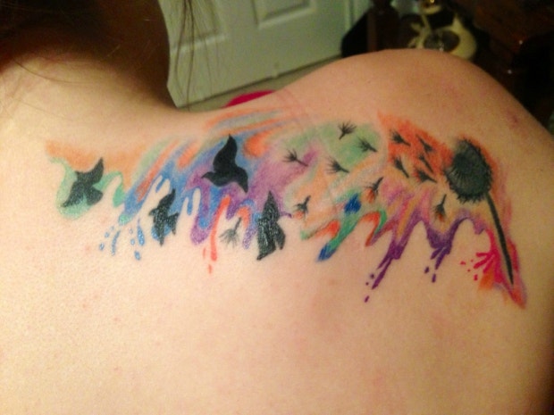 watercolor tattoos