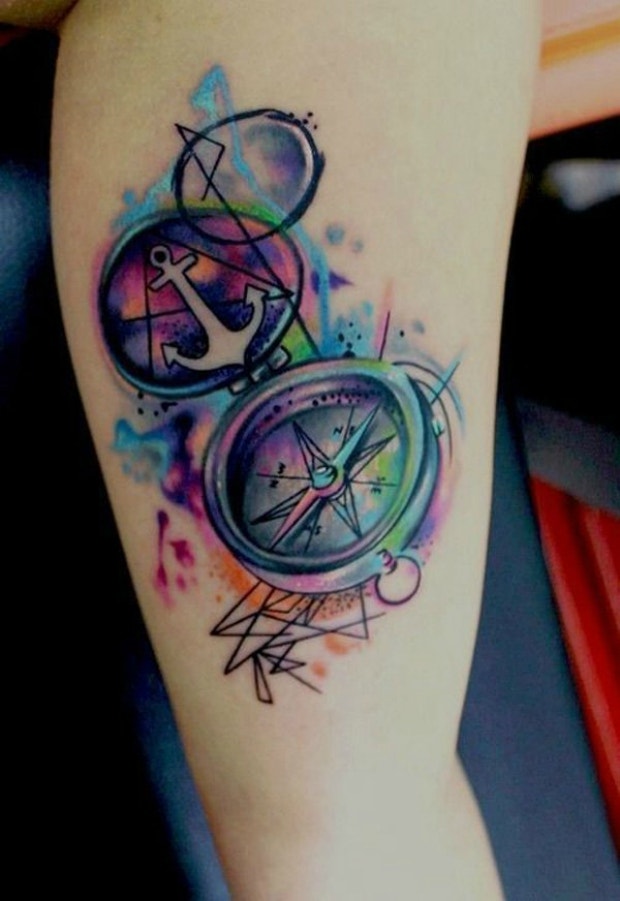 watercolor tattoos