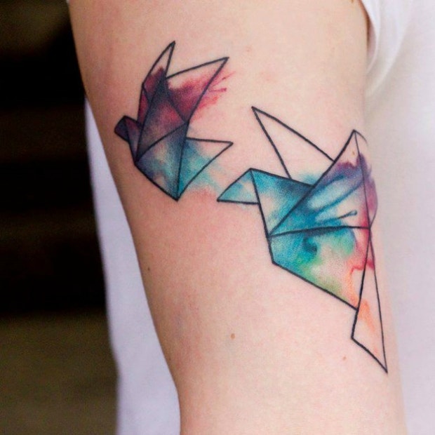 watercolor tattoos