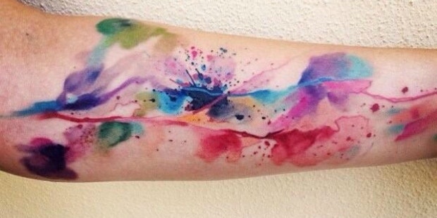 watercolor tattoos