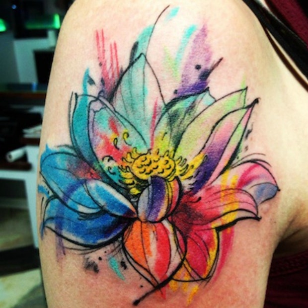 watercolor tattoos