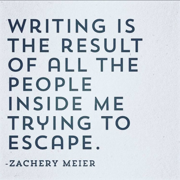 Zachery Meier Poet Quotes
