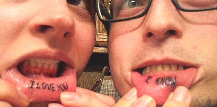 matching i love you couples tattoos matching i love you couples tattoos
