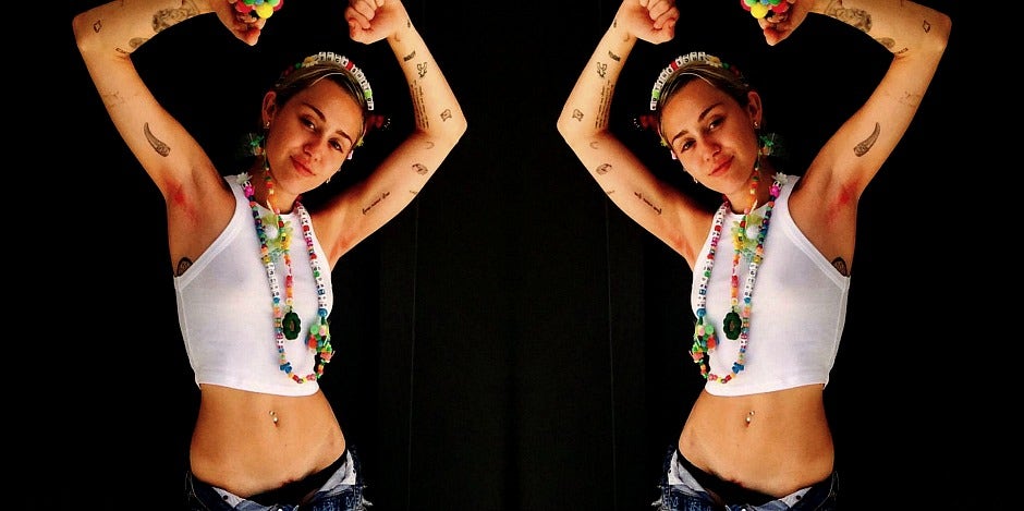 miley pink hair miley pink hair