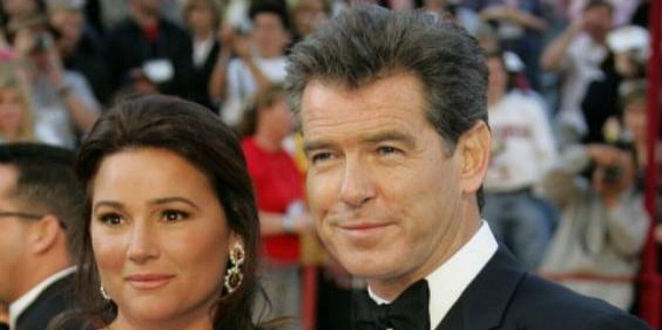 Pierce Brosnan and Keely Shaye Smith