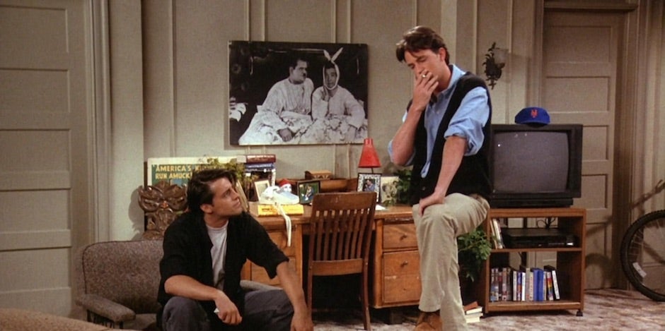 Matt LeBlanc and Matthew Perry from Friends Matt LeBlanc and Matthew Perry from Friends