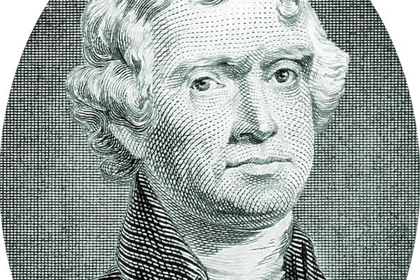 Thomas Jefferson from from Wikimedia
