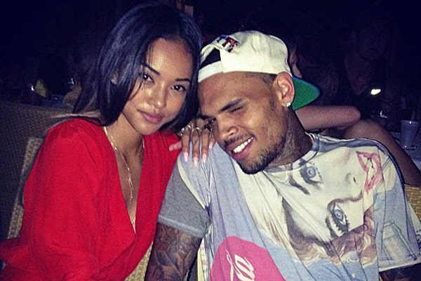 Karrueche Tran and Chris Brown