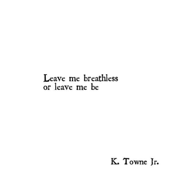 K. Towne Jr Instagram love poems