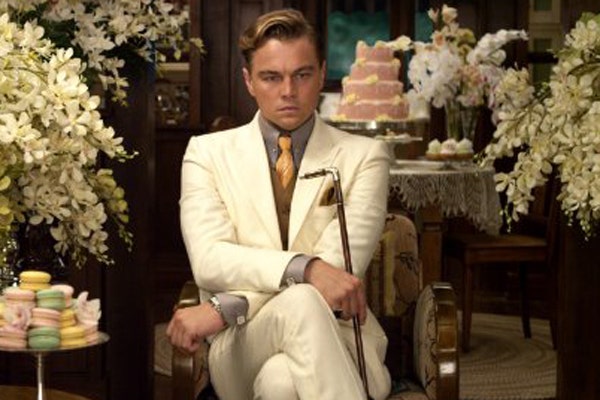 leonardo dicaprio as jay gatsby in the great gatsby movie