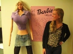 life-sized Barbie