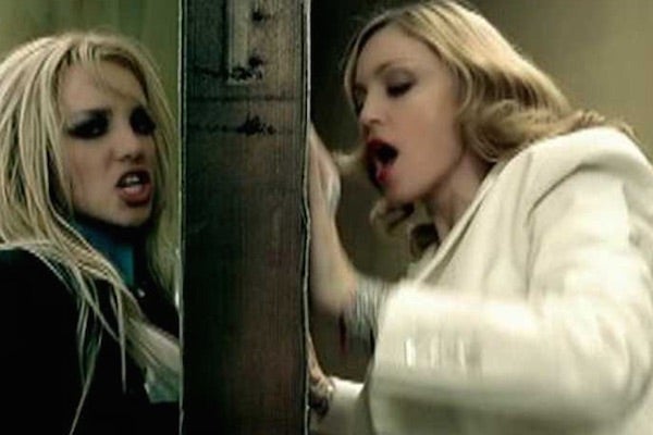 britney spears madonna from Me Against the Music