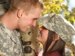 military couple