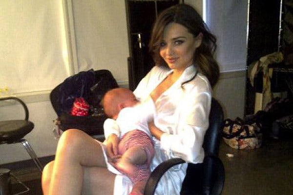 boobs miranda kerr nursing miranda kerr breastfeeding