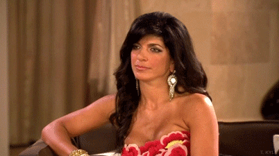 Teresa Guidice eyeroll