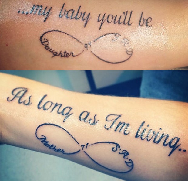 mother daughter tattoos