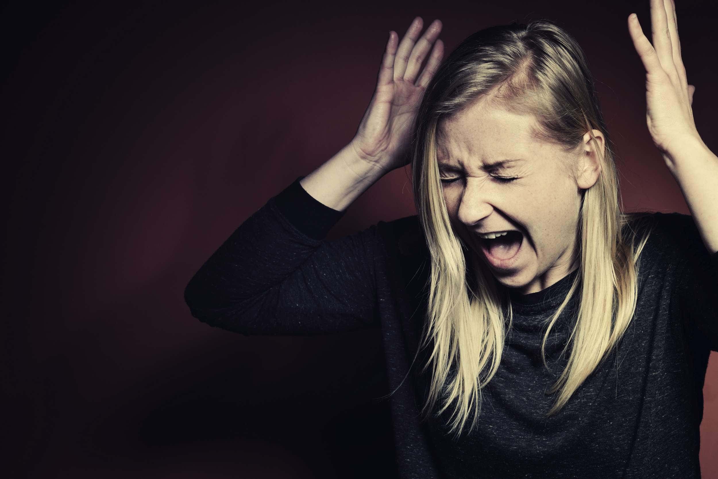 screaming woman screaming woman