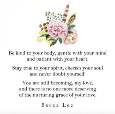 Image result for gentle self love pic quote