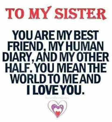 60 Best Sister Quotes To Describe Your Unbreakable Bond YourTango Enchanting I Love My Sister Picture Quotes 60 Best Sister Quotes To Describe Your Unbreakable Bond YourTango Enchanting I Love My Sister Picture Quotes
