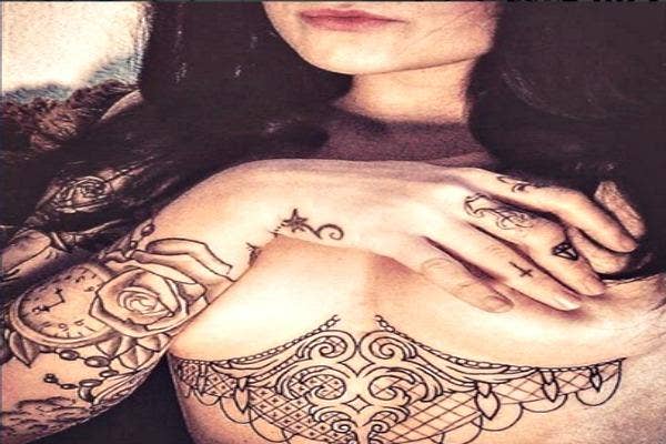 Unfinished tattoo.