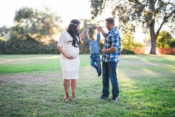 10. Family celebrating a new addition