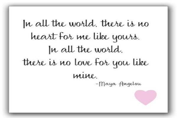 Maya Angelou Love Quote