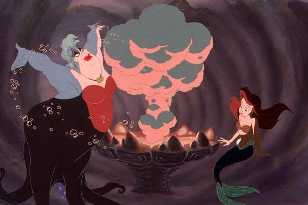 Disney princess love lessons: Giving up who you are will land you a man
Ariel signing her contract with Ursula to give up her voice in The Little Mermaid
