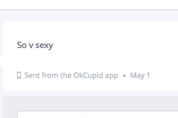 dating site message