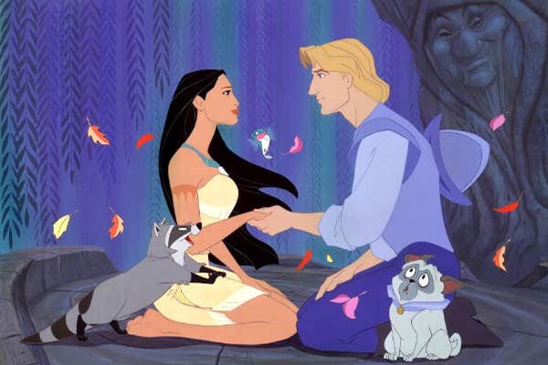 Disney princess love lessons: opposites will attract
Pocahontas and John Smith