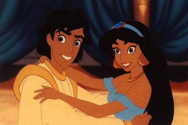 Disney princess love lessons: Homeless dudes are sexy
Aladdin and Princess Jasmine