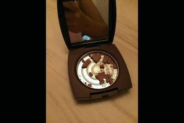 13. When your makeup comes to its untimely end
