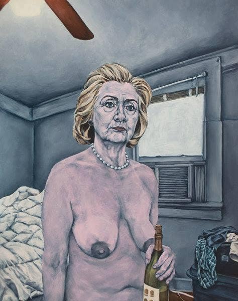 130 naked picture Why Naked Hillary Jokes Are Worse Than Naked Trump Pranks...