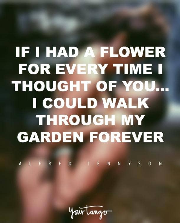 Alfred Lord Tennyson romantic love quote