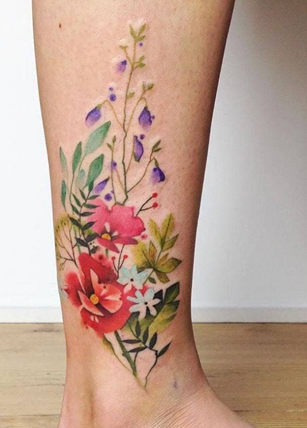 Dublin Tattoo Art  Wildflower bouquet minimal delicate and feminine  tattoo tattoos tattooart dublintattooart dublintattooartist malahide  wildflowers tatuagem wildflowerbouquet flower ireland flowertattoo  flowers dublin femininetattoo 