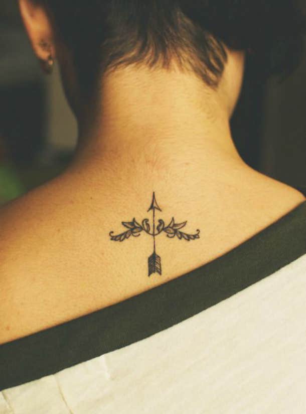 Bow and arrow tattoo on the rib cage  Tattoogridnet