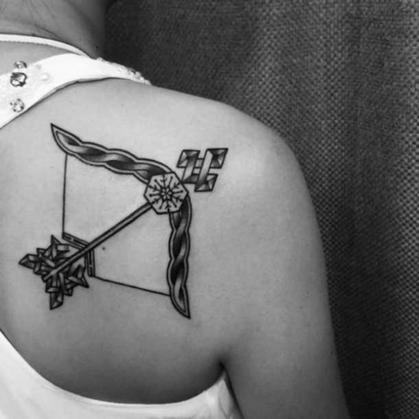 Sagittarius archer by Andrei Surdulescu #UltraCoolTattoos | Sagittarius tattoo  designs, Artemis tattoo, Sagittarius tattoo