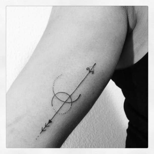 50+ Cheerful Sagittarius Tattoo Design Ideas (2024 Updated) - Saved Tattoo