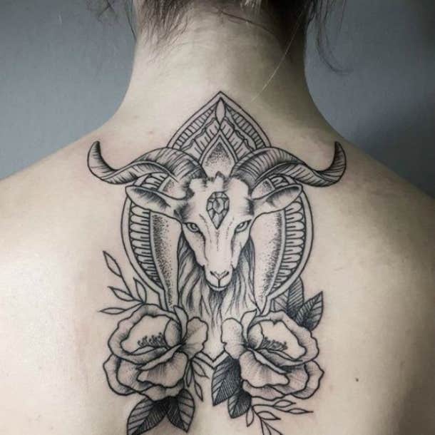 HugeDomainscom  Capricorn Capricorn tattoo Hand art drawing