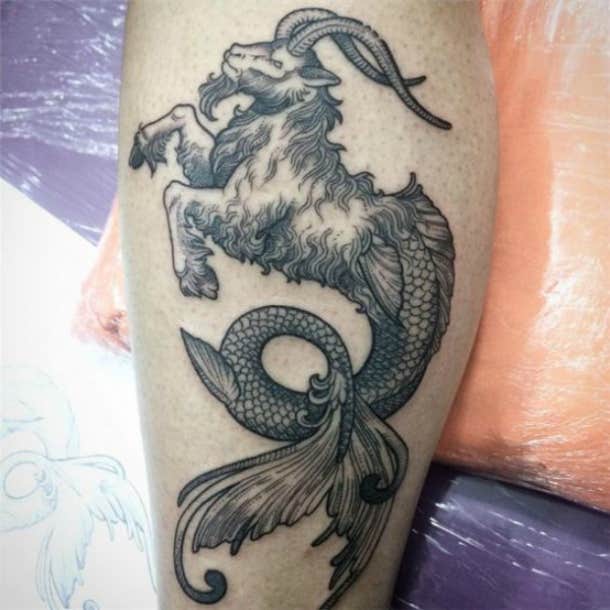 25 Capricorn Tattoo Designs Ideas for Men and Women  EntertainmentMesh