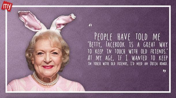 how old is betty white Happy 98th Birthday Betty White 