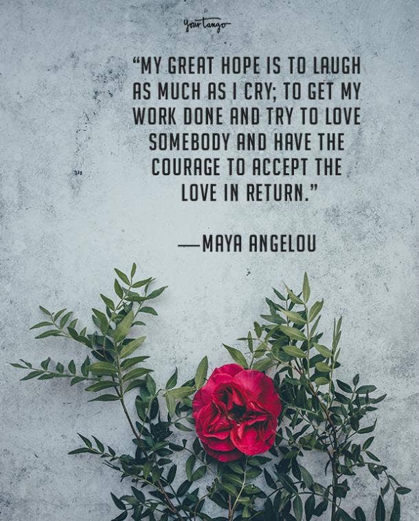 Maya Angelou true love quote