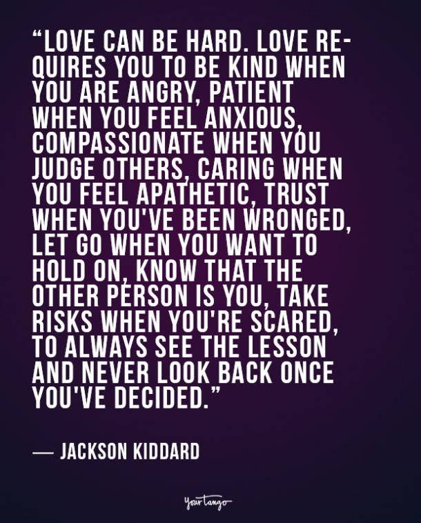 Jackson Kiddard true love quote