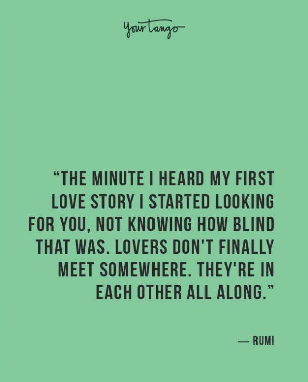 Rumi true love quote