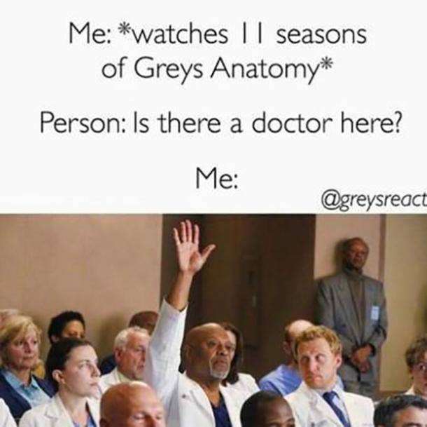 Grey's Anatomy  Greys anatomy funny, Grey anatomy quotes, Greys anatomy  memes