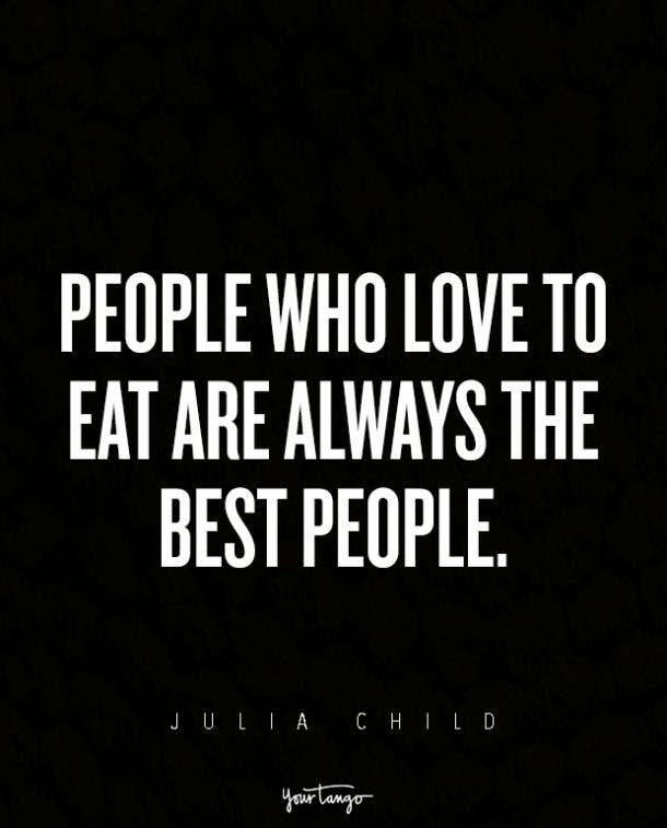 julia child food and love quote