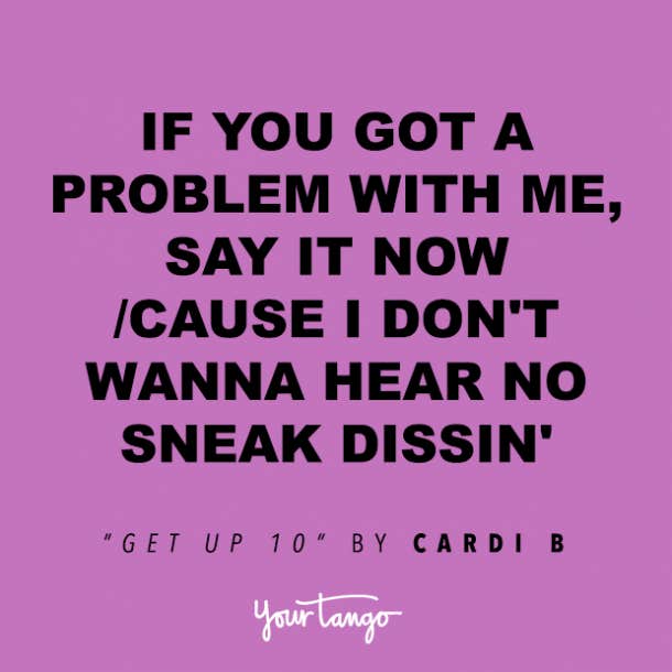 cardi b lyrics about haters