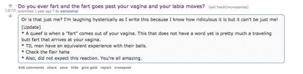 Vagina Fart