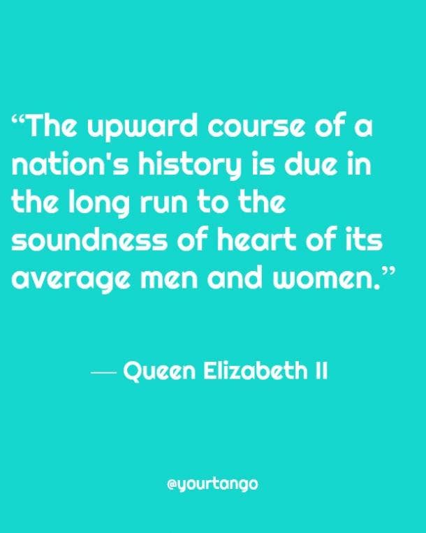 цитата королевы елизаветы ii